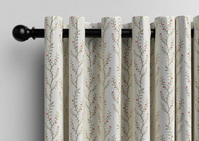 Boughton Faux Silk, Ruby - Made to Measure Curtains - Image 12